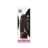 Colours Dual Density 5 in. Dildo Dark Brown - Royal Sins