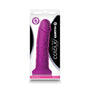 Colours Dual Density Girth 7 in. Dildo Purple - Royal Sins