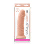 Colours Girth 7 in. Dildo Beige - Royal Sins