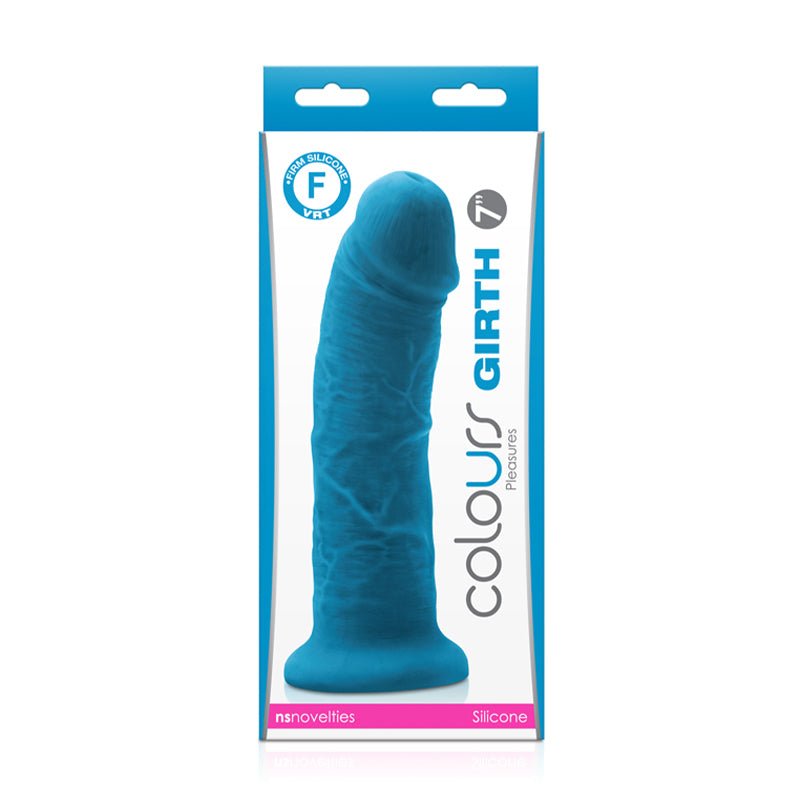 Colours Girth 7 in. Dildo Blue - Royal Sins