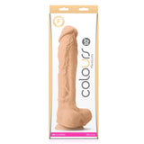 Colours Pleasures 10 in. Dildo Beige - Royal Sins