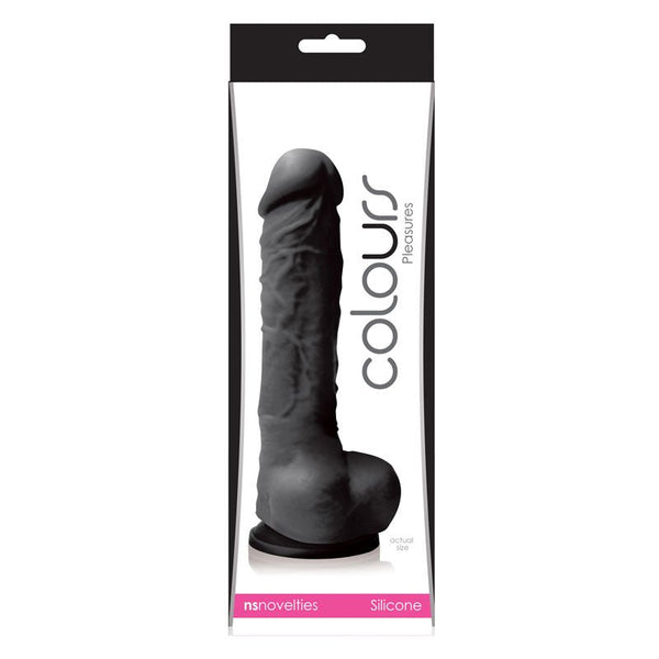 Colours Pleasures 5 in. Dildo Black - Royal Sins