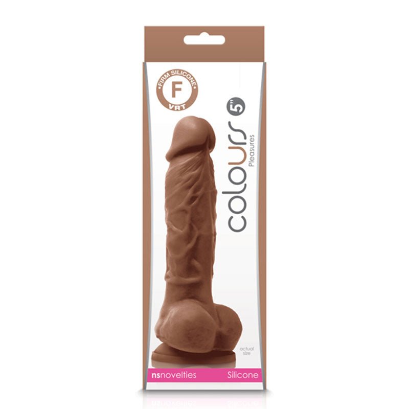 Colours Pleasures 5 in. Dildo Brown - Royal Sins