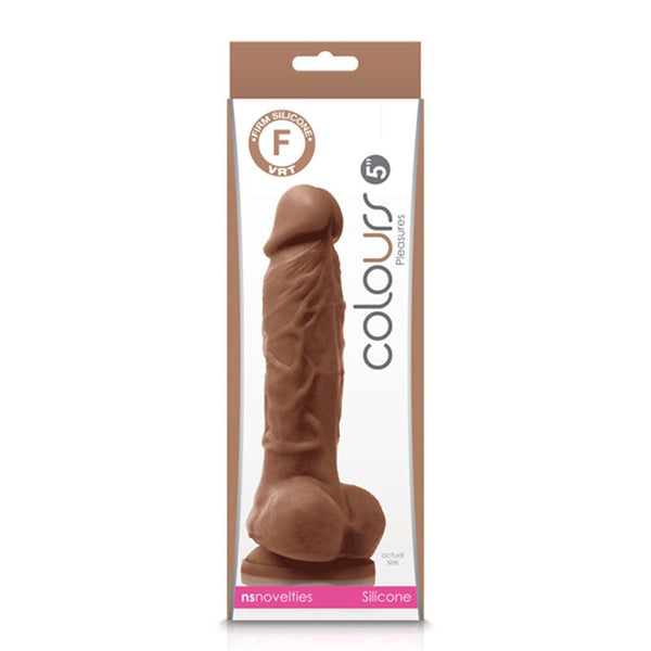 Colours Pleasures 5 in. Dildo Brown - Royal Sins