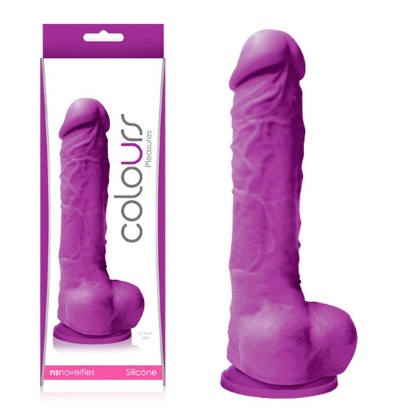 Colours Pleasures 5 in. Dildo Purple - Royal Sins