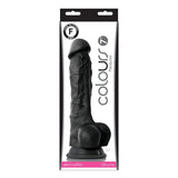 Colours Pleasures 7 in. Dildo Black - Royal Sins