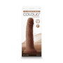 Colours Pleasures 7 in. Vibrating Dildo Brown - Royal Sins