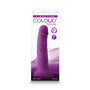 Colours Pleasures 7 in. Vibrating Dildo Purple - Royal Sins