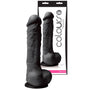 Colours Pleasures 8 in. Dildo Black - Royal Sins