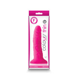 Colours Pleasures Thin 5 in. Dildo Pink - Royal Sins