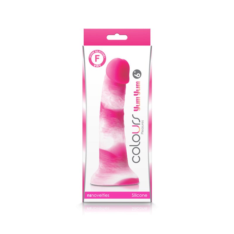 Colours Pleasures Yum Yum 6 in. Dildo Pink - Royal Sins