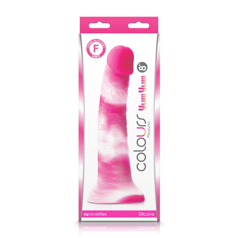 Colours Pleasures Yum Yum 8 in. Dildo Pink - Royal Sins