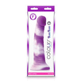 Colours Pleasures Yum Yum 8 in. Dildo Purple - Royal Sins