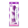 Colours Pleasures Yum Yum 8 in. Dildo Purple - Royal Sins