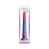 Colours Stacked 12 in. Dildo Pink/Blue - Royal Sins