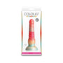 Colours Stacked 6 in. Dildo Red/Gold - Royal Sins