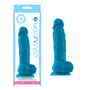 ColourSoft 5 in. Soft Dildo Blue - Royal Sins