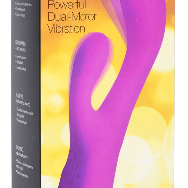 Come Hither Pro Silicone Rabbit Vibrator with Orgasmic Motion - Royal Sins