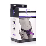 Comfort Ride Strap On Harness with Purple Dildo - Royal Sins