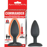 Commander Beginner Vibrating Hot Plug Black - Royal Sins