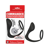 Commander Prostate Pleaser Cockring Black - Royal Sins