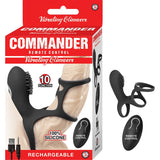 Commander Remote Control Vibrating Climaxer Black - Royal Sins