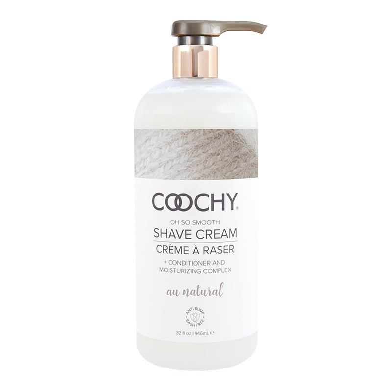 Coochy Shave Cream Au Natural 32 oz. - Royal Sins
