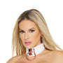 Coquette Pleasure Collar - White - Royal Sins