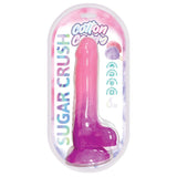 Cotton Candy Sugar Crush 6 in. Silicone Dildo Pink/Purple - Royal Sins