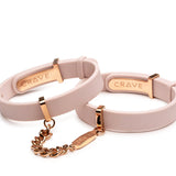Crave ID Cuffs - Pink/Rose Gold - Royal Sins