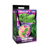 Creature Cocks Dragon Tamer Silicone Stroker Green - Royal Sins