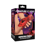 Creature Cocks Serpentine Stroker Silicone Masturbator Red - Royal Sins