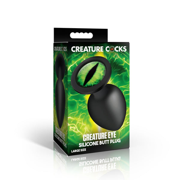 Creature Eye Green Eye Silicone Butt Plug - Large - Royal Sins