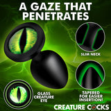 Creature Eye Green Eye Silicone Butt Plug - Small - Royal Sins