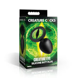 Creature Eye Green Eye Silicone Butt Plug - Small - Royal Sins