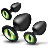 Creature Eyes Green Eye Silicone Butt Plug Set - Royal Sins