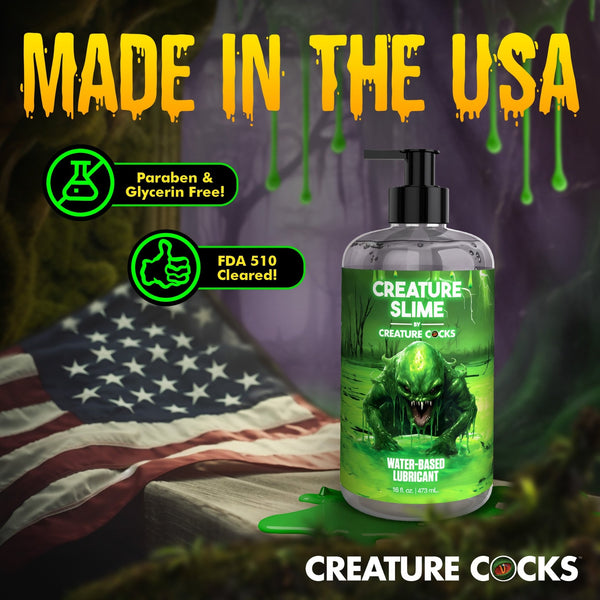 Creature Slime Water - Based Lubricant - 16oz - Royal Sins