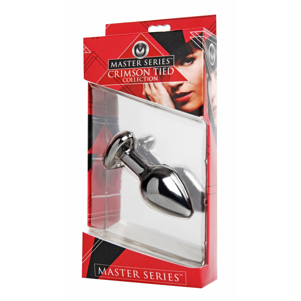Crimson Tied Scarlet Heart Jewel Anal Plug - Royal Sins