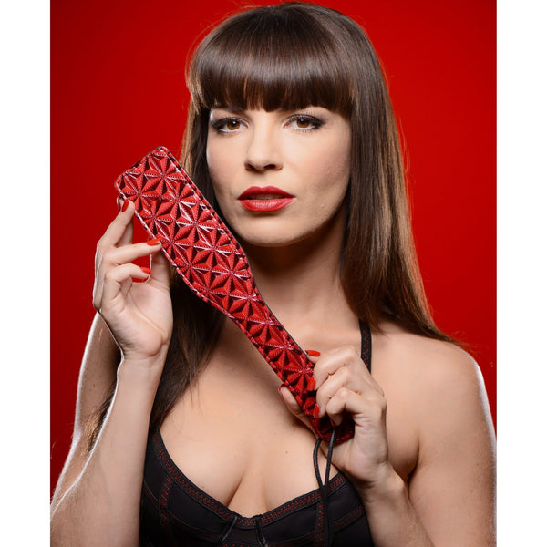 Crimson Tied Steel Enforced Spanking Paddle - Royal Sins