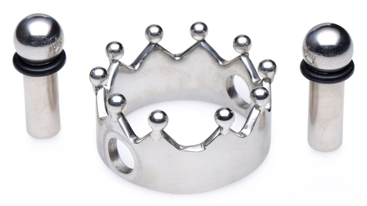 Crowned Magentic Nipple Clamps - Royal Sins