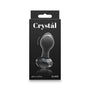 Crystal Faceted Glass Anal Plug Black - Royal Sins
