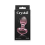 Crystal Heart Glass Anal Plug Pink - Royal Sins