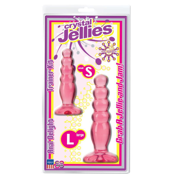 Crystal Jellies - Anal Delight Trainer Kit Pink - Royal Sins