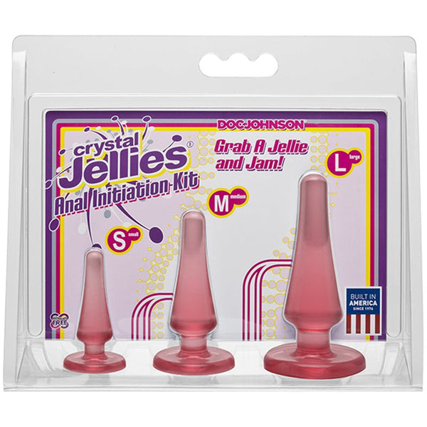 Crystal Jellies - Anal Initiation Kit Pink - Royal Sins