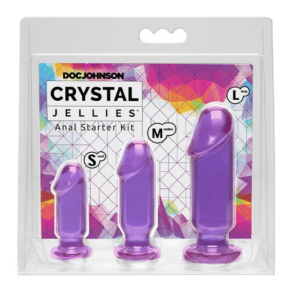 Crystal Jellies * Anal Starter Kit Purple - Royal Sins