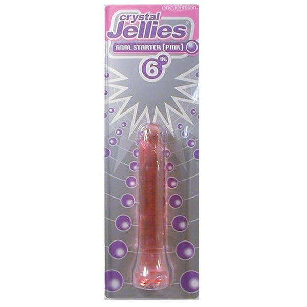 Crystal Jellies - Anal Starter Pink 6in - Royal Sins