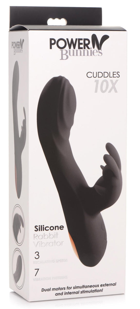 Cuddles 10X Silicone Rabbit Vibrator - Royal Sins