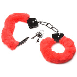 Cuffed In Fur Furry Handcuffs - Red - Royal Sins