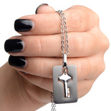 Cuffed Locking Bracelet and Key Necklace - Royal Sins