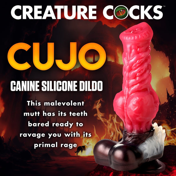 Cujo Canine Silicone Dildo - Large - Royal Sins